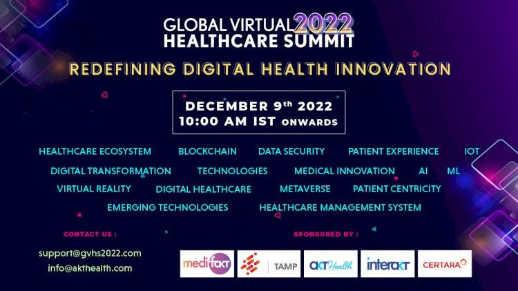 Global Virtual Healthcare Summit 2022:  Redefining Digital Health Innovation